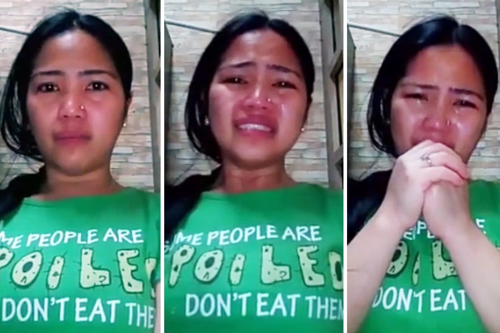 Staff at the Philippine embassy were alerted to the plight of Abby Luna, (pictured) after she posted a video on her Facebook page. Photo: SCMP Pictures