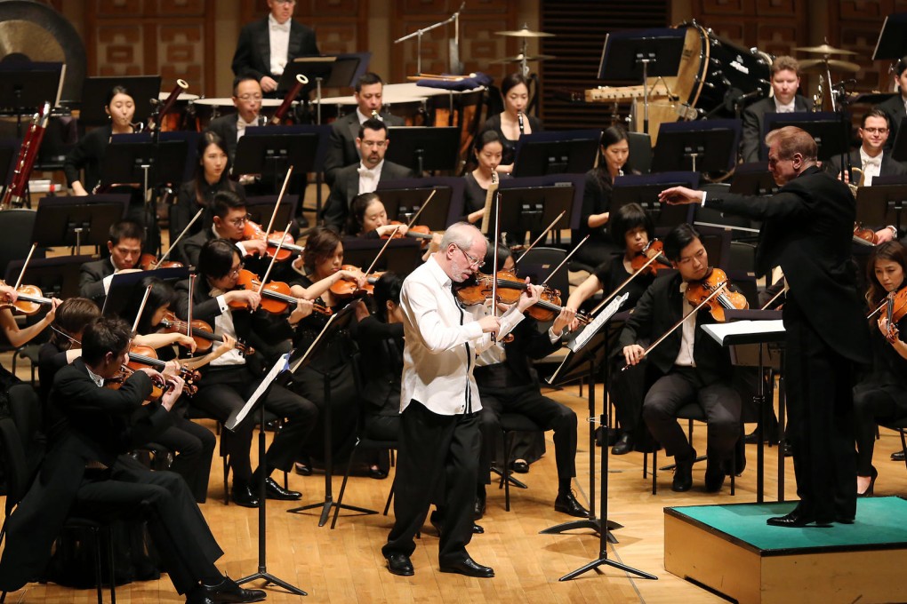 World renowned violinist Gidon Kremer performs at the Cultural Centre Concert Hall in Hong Kong. Photo: SMP