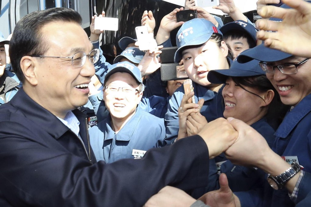 Premier Li Keqiang visits Jilin province last week. Photo: Xinhua
