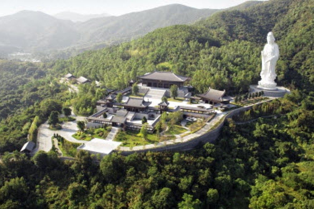 Li Ka-shing donated HK$1.5 billion to the Tsz Shan Monastery (pictured). Photo: SCMP Pictures