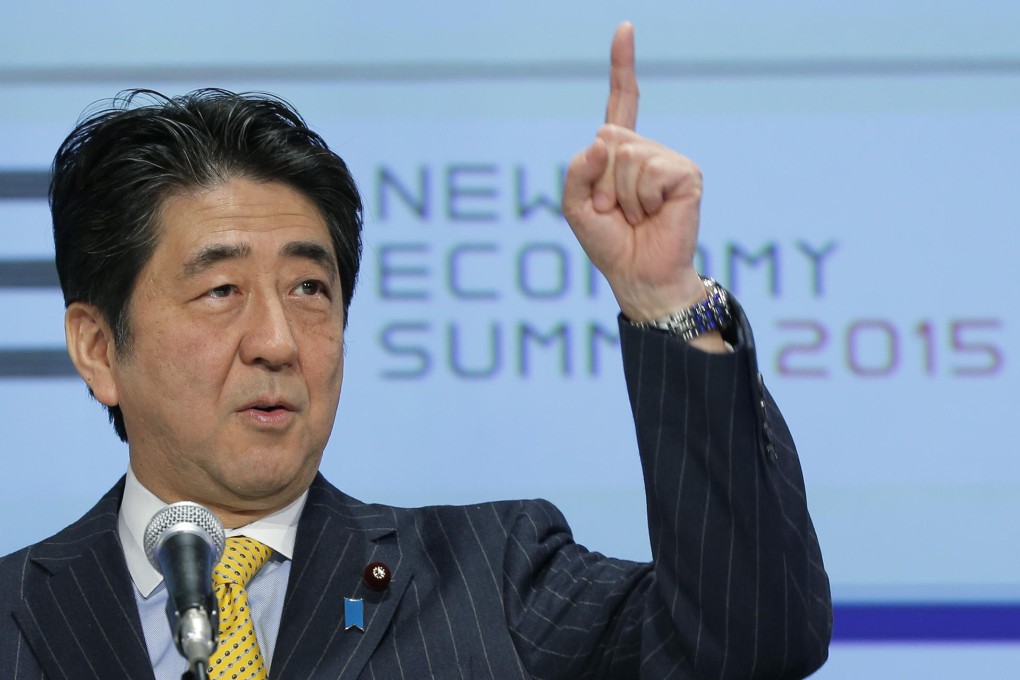 Abe might meet Vladimir Putin on Central Asia trip. Photo: Bloomberg