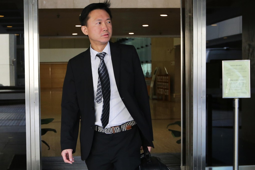 Albert Leung applied to juggle a body figuring job and his legal work. Photo: SCMP