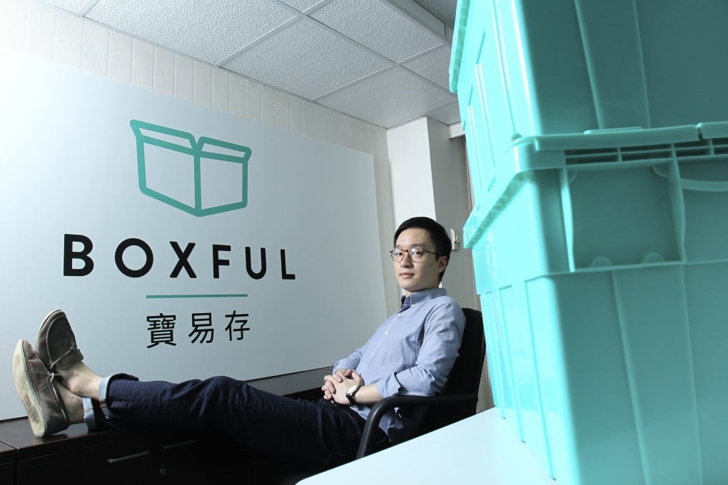 Boxful CEO Norman Cheung Sheung-ho at the company's offices in Hong Kong's Sheung Wan district. Photo: May Tse