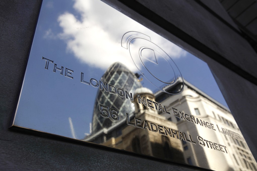 The London Metal Exchange expects to enter the mainland Chinese market in the next year or so. Photo: Bloomberg