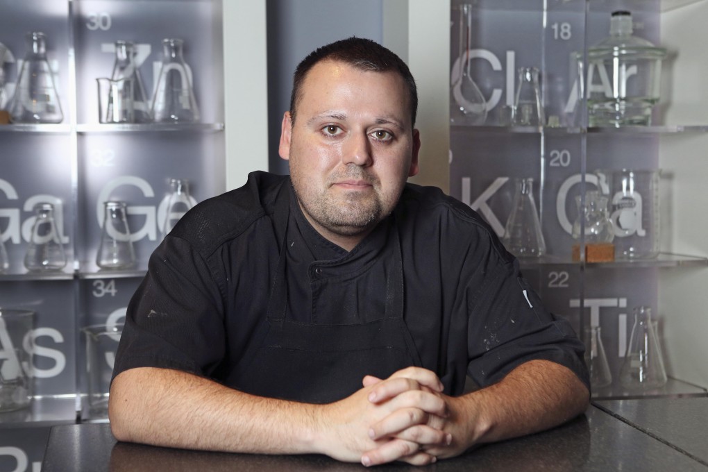 Homaro Cantu poses at his restaurant Moto in Chicago in 2013. Photo: AP