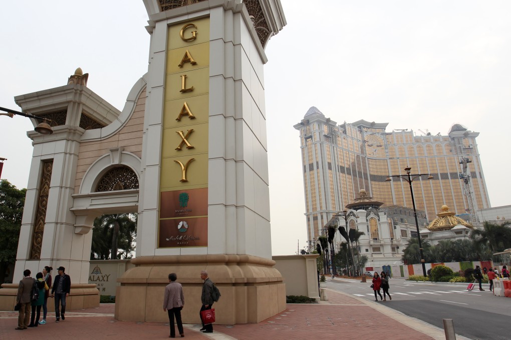 Entrance to the Galaxy Hotel and Casino in Macau. Photo: Dickson Lee