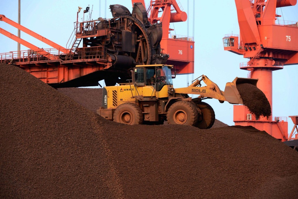 More closures of mainland iron ore mines are expected to increase imports further. Photo: AFP