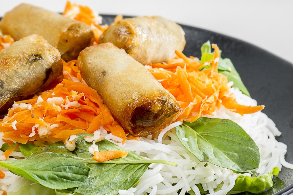 Spring roll vermicelli at Vuong's French Sandwich.