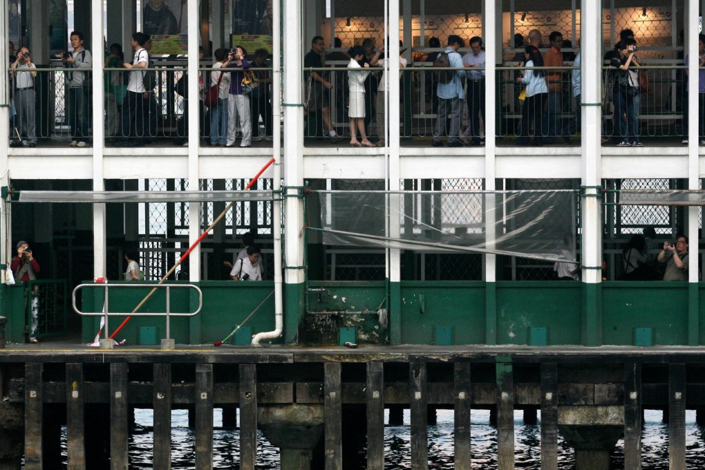 Jan-Philipp Sendker's Hong Kong settings forWhispering Shadowsinclude the now-demolished Star Ferry Pier. Photo: Martin Chan