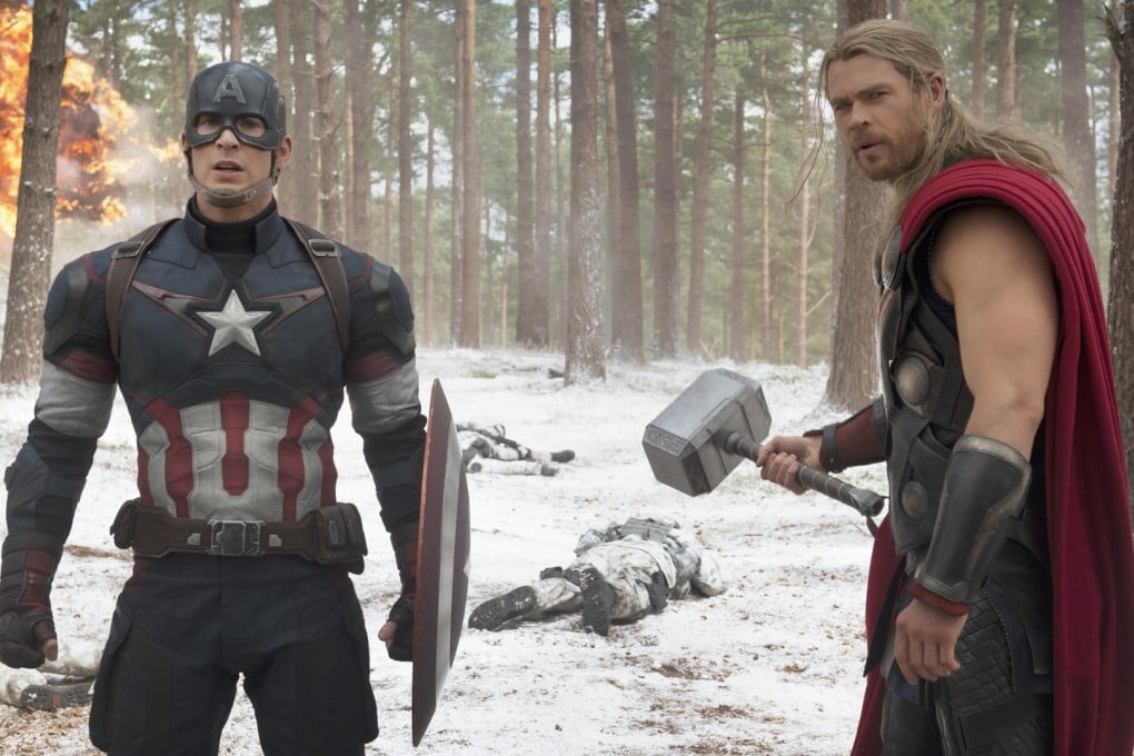 First among sequels: Chris Evans as Captain America and Chris Hemsworth as Thor.