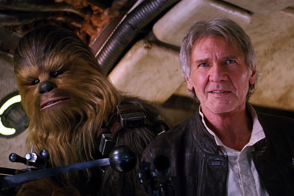 The new "Star Wars" trailer, featuring Chewbacca and Han Solo, played by Harrison Ford, sent fans into raptures. Photo: AP