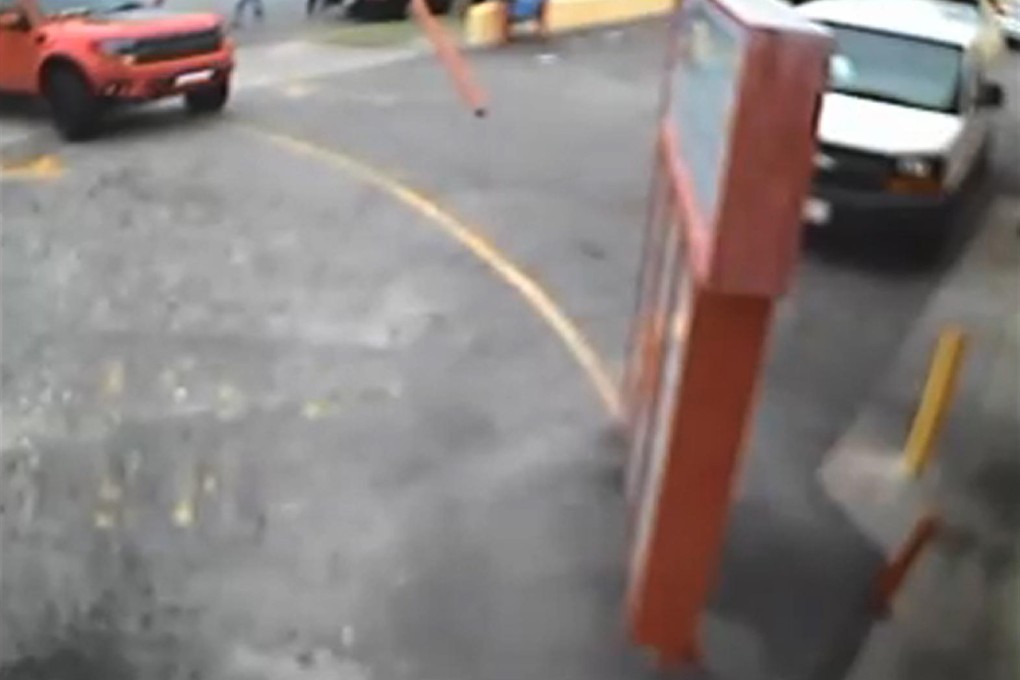 Images from security video of the fatal incident involving Marion "Suge" Knight's pickup truck.Photo: AP