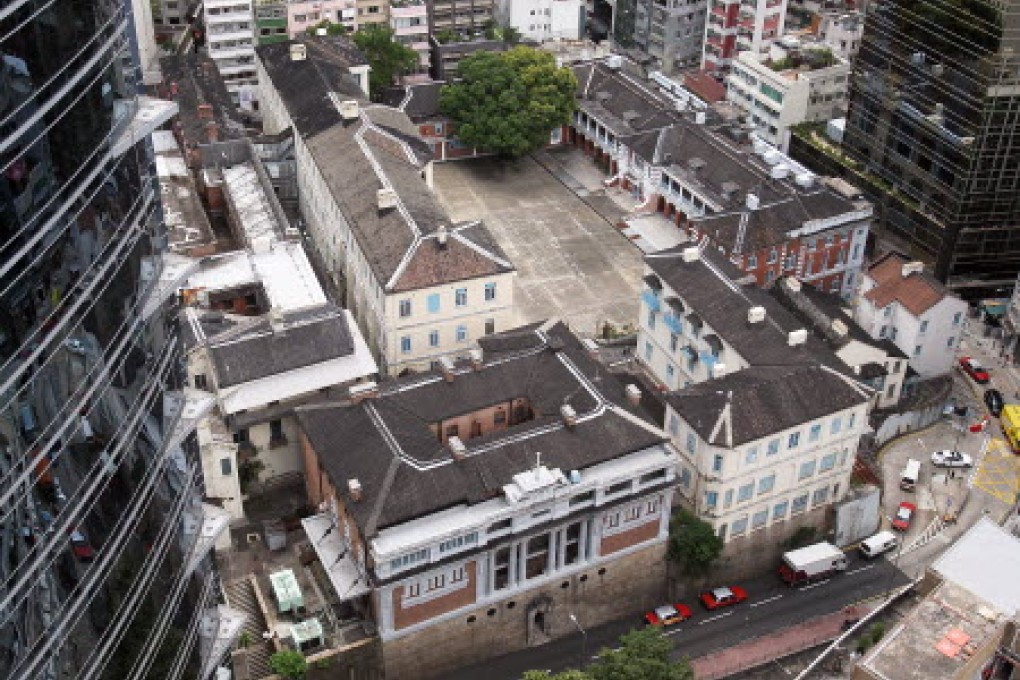 An aerial view of the site before the redevelopment began. Photo: David Wong