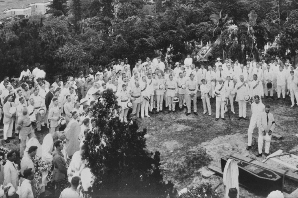The funeral of Sergeant Thomas Glendinning, in Happy Valley, in 1918. Photos: SCMP; Bruce Yan; Dickson Lee; Sandra Trimble