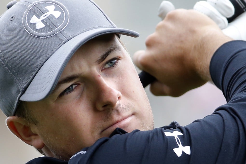 Jordan Spieth watches his drive off the 16th tee during the first round of the RBC Heritage golf tournament in Hilton Head Island. Photo: AP