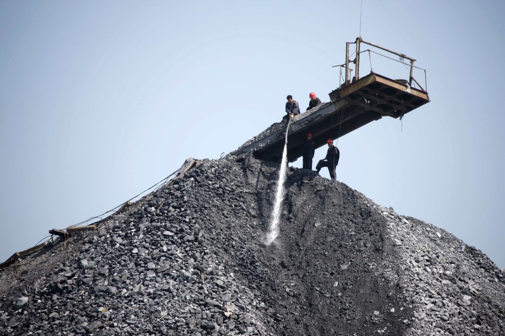 China's coal consumption fell 2.9 per cent last year. Photo: Reuters