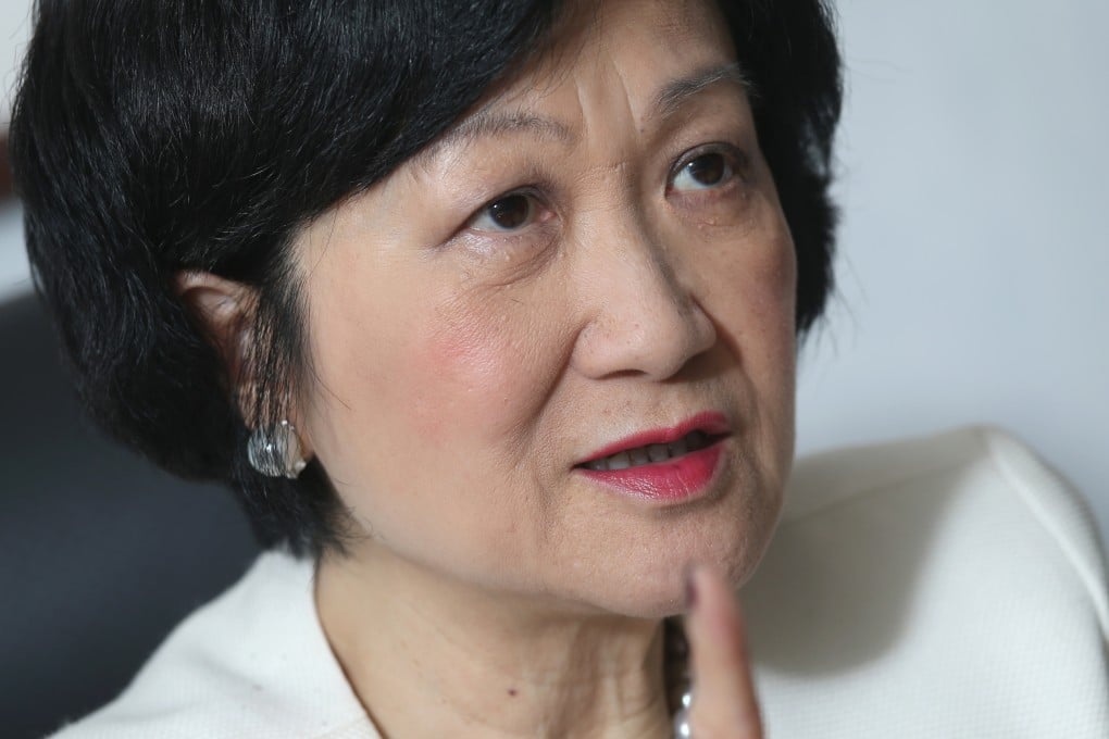 Regina Ip said the public had misunderstood her article. Photo: K.Y. Cheng
