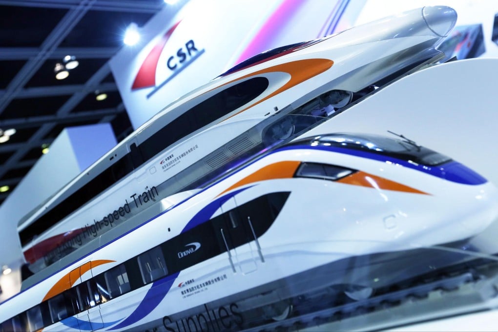 CSR Corp will seek to make and maintain trains at the heart of one of the world's biggest infrastructure projects. Photo: K.Y. Cheng