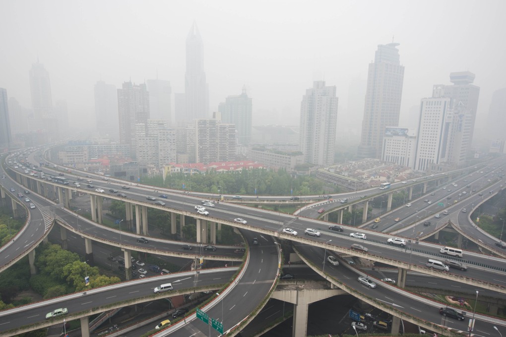 Shanghai was an exception to the improved picture in eastern China, with levels of harmful particulates in the air up by 13 per cent, according to Greenpeace. Photo: AFP