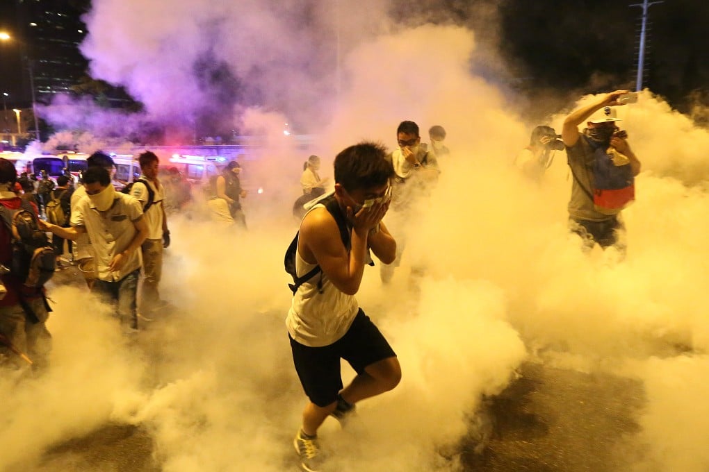 The framework laid down by the NPCSC last Ausgust brought protesters onto the streets for 79 days last year. Photo: Sam Tsang