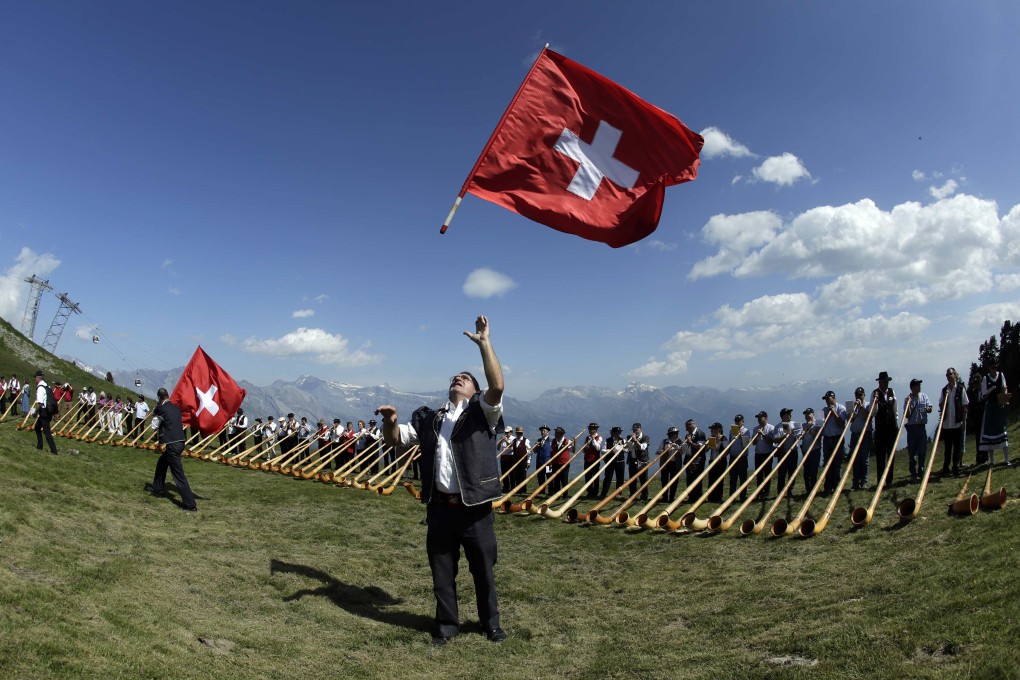 The Swiss are the world's happiest nationality, according to the 2015 World Happiness Report. Photo: Reuters