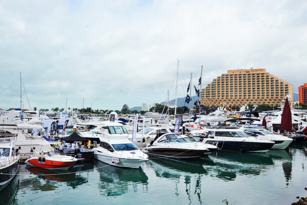 Some of the craft on display at the 15th annual Hong Kong Gold Coast Boat Show.