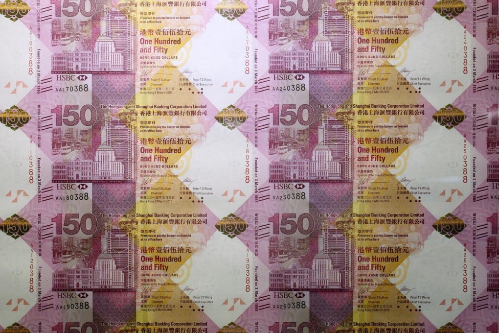 Single commemorative banknotes are being sold for HK$380 each, and resold online for HK$2,529. Photo: May Tse