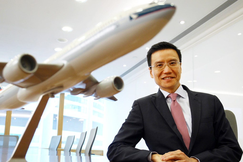 Ivan Chu is bullish on the cargo business at Cathay, with first-quarter figures showing a 15.4 per cent rise in revenue per tonne-kilometre from a year ago. Photo: Dickson Lee