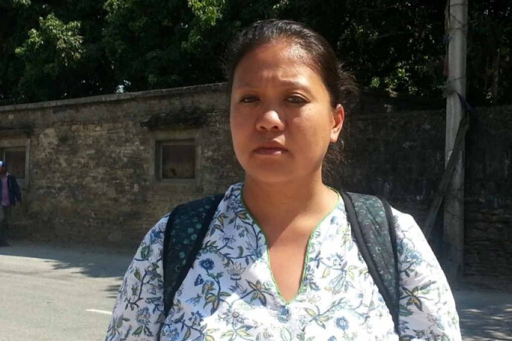 Lalita Gurung was visiting family in Nepal when the quake struck. Photo: Red Cross