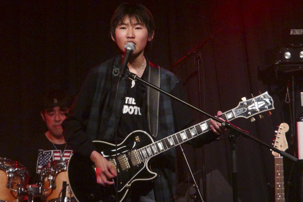 Yuto Miyazawa on stage in December 2014.