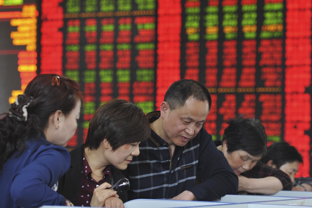 The number of stock trading accounts surged in the first quarter by 433 per cent to almost 8 million. Most are held by novice investors. Photo: AP