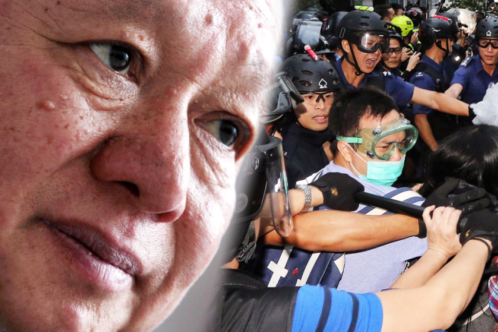 Ambrose Lee said these "big thieves" benefited from radical protesters who nurtured a sense of lawlessness in the city. His comments were called incomprehensible. Photos: K.Y. Cheng, Felix Wong