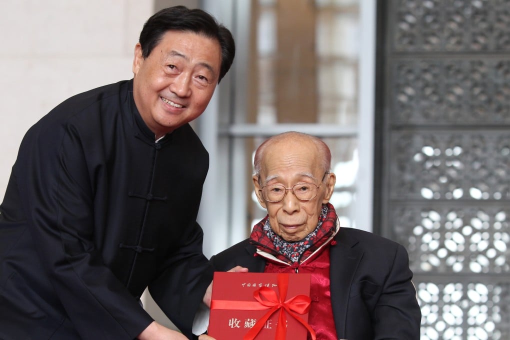 Jao (right) at the national museum. Photo: Simon Song