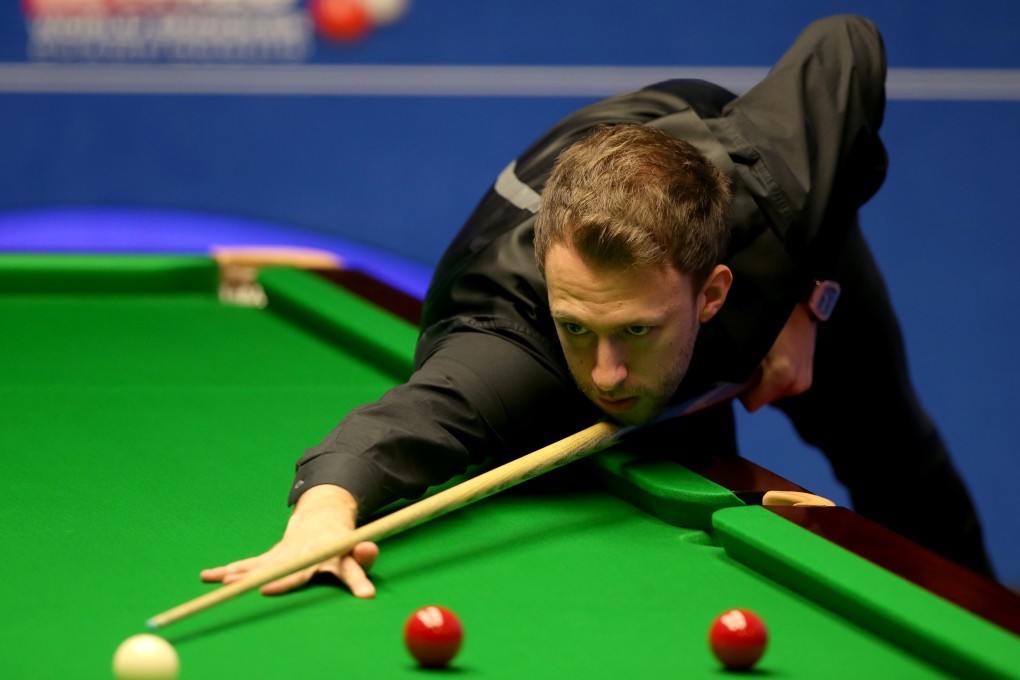 England's Judd Trump needed just one frame on Wednesday to complete a 13-4 drubbing of Ding Junhui. Photo: Xinhua