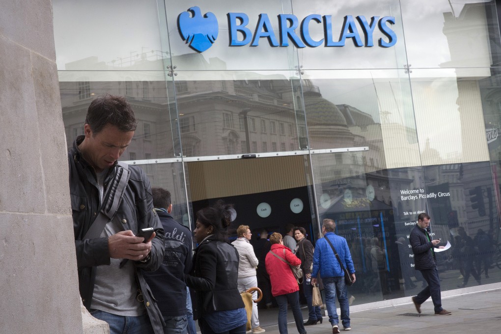 The cost of settling past misconduct issues continues to dog Barclays' attempt to shift its focus away from investment banking and improve profitability. Photo: Bloomberg