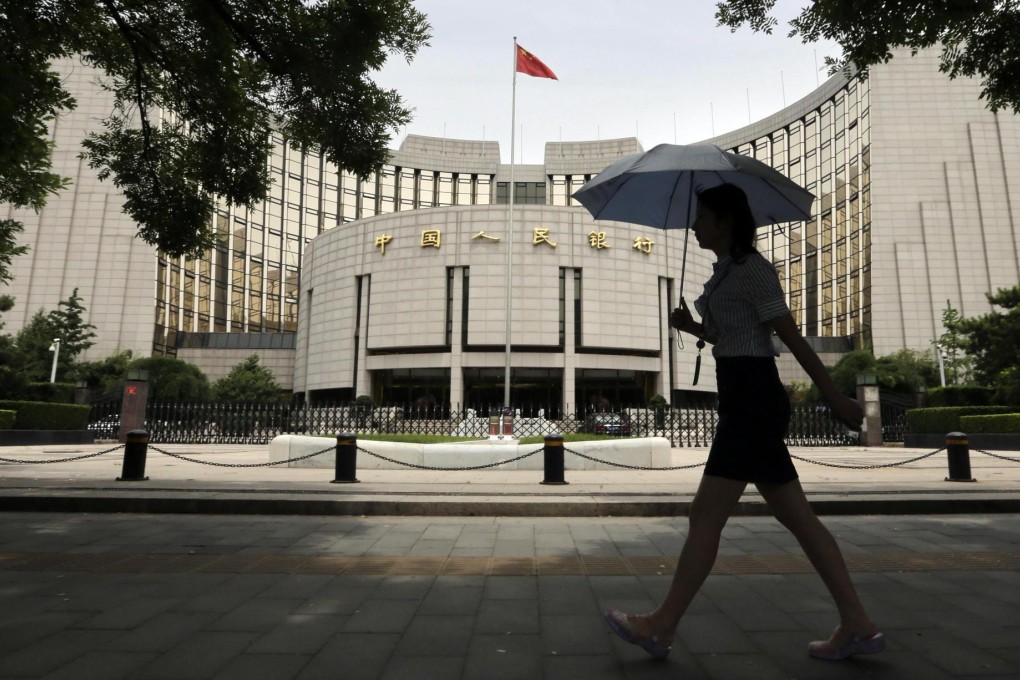 The People's Bank of China is taking a more measured approach than the central banks of the US, Japan and Europe. Photo: Reuters