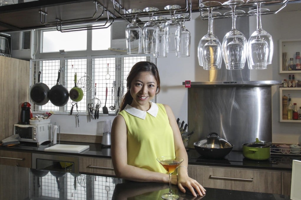 Calanthia Wong in her large kitchen in Kwun Tong that's available for rent. Photo: Dickson Lee