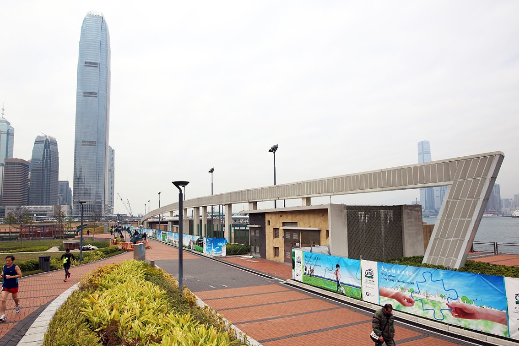 A general view of the Central harbourfront site. Town Planning Board unanimously approves proposal The People's Liberation Army can construct a military berth on the site. Photo: Sam Tsang