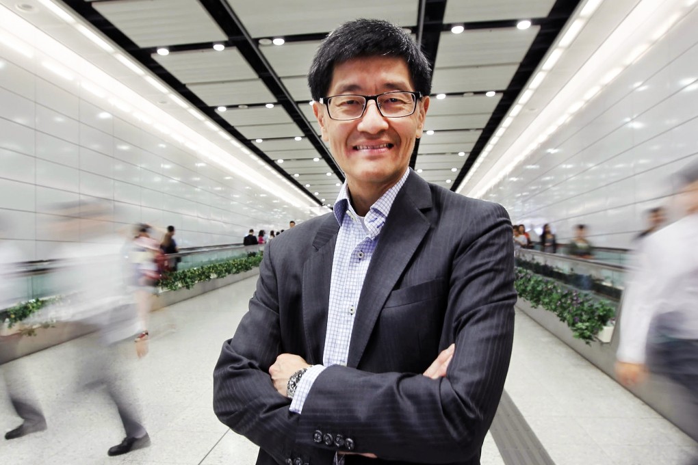 Lincoln Leong, ready for action at Hong Kong station. Photo: Franke Tsang