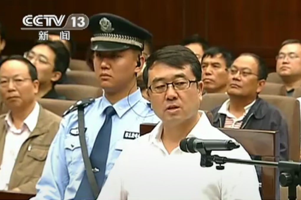 Former Chongqing police chief Wang Lijun pictured during his trial in 2012. He is serving 15 years for corruption. Photo: AFP