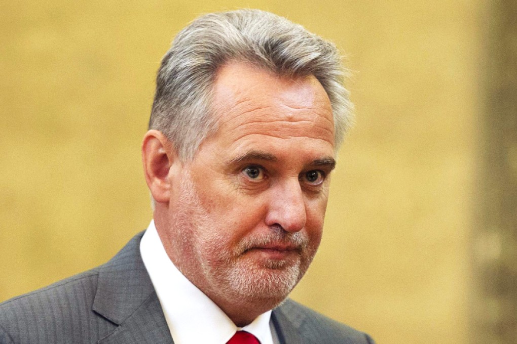 Dmytro Firtash, at court in Vienna on Thursday. Photo: AFP