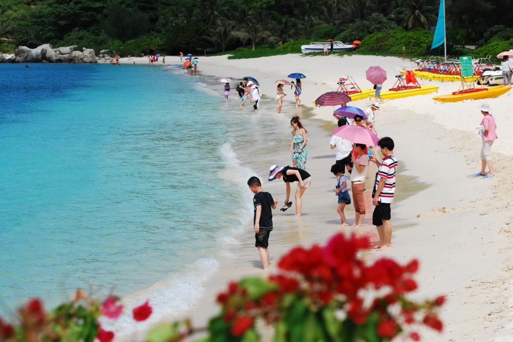 Beaches at Sanya on Hainan Island are among the attractions ruled as no-go areas for government officials. Photo: SCMP Pictures