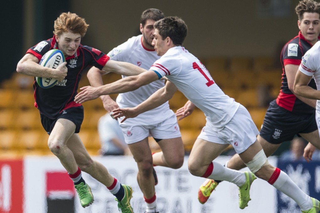 Co-captain Hugo Stiles was a key member of the Hong Kong U20s who were narrowly beaten by Canada 33-30 in the 2014 Junior World Rugby Trophy at HKFC. Photos: HKRFU