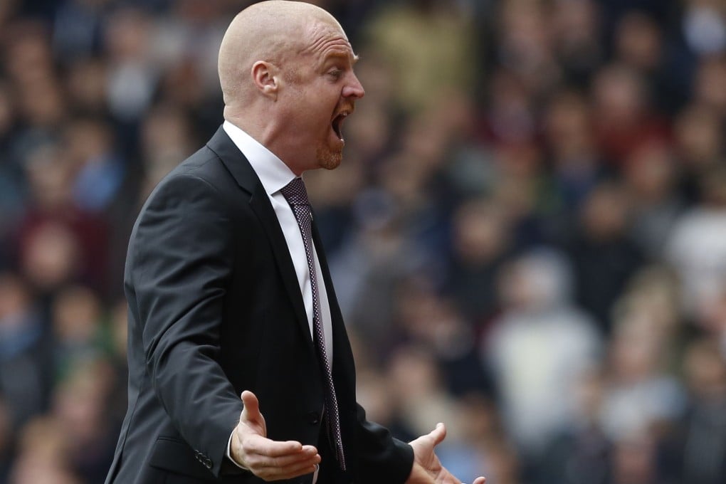 Burnley manager Sean Dyche said Michael Duff’s dismissal “ruined” the game against West Ham United and left Burnley with an “absolute mountain” to climb. Burnley lost 1-0 and are now eight points adrift of safety. Photo: AFP
