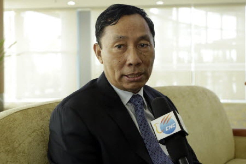 Myanmar's parliament speaker Shwe Mann says he will run for the nation's presidency if nominated by the ruling party. Photo: Xinhua