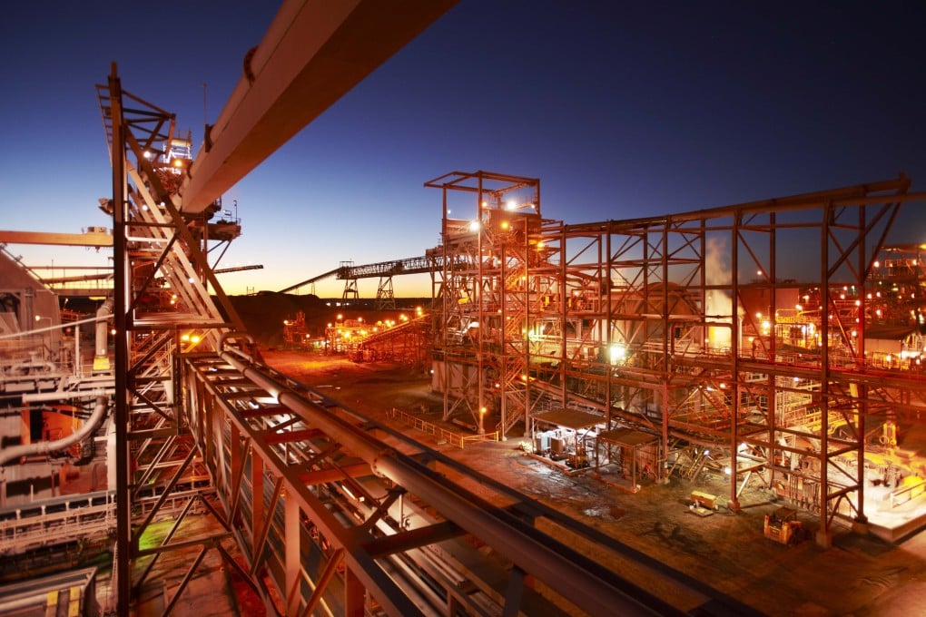 A BHP mine in southern Australia as the company's shareholders are set to vote on Wednesday in the biggest spin-off in mining history. Photo: AFP