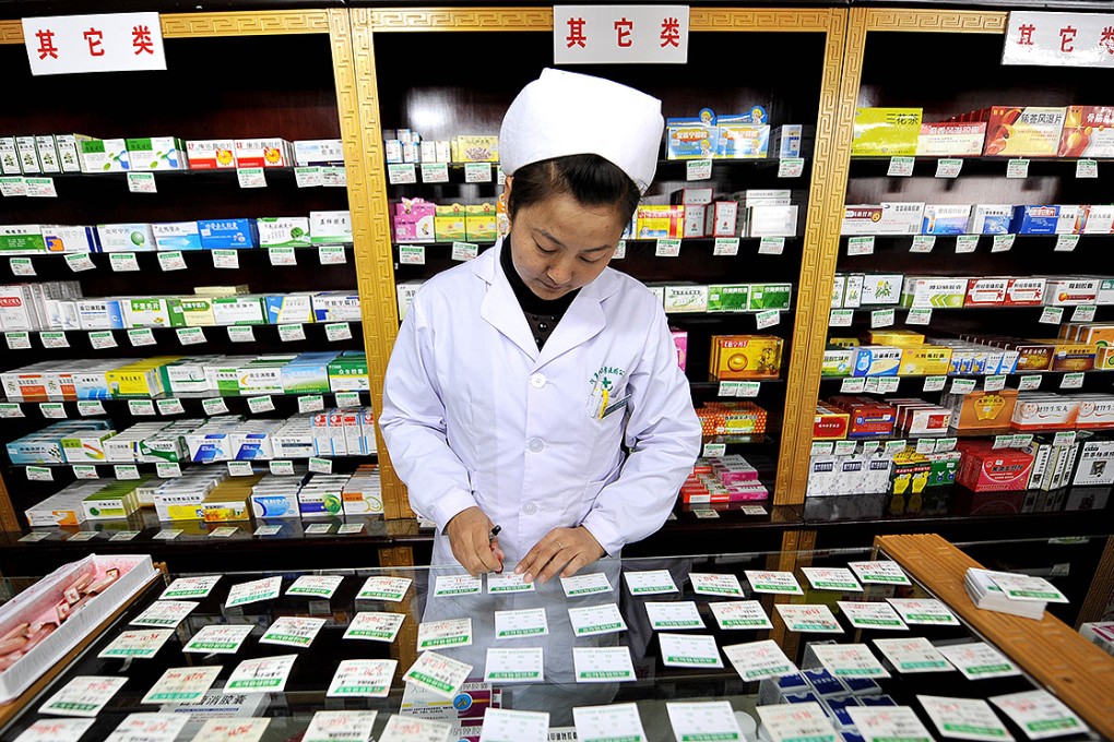 The end to price caps on medicines in China will affect all drugs apart from anaesthetics and grade-one psychiatric medications. Photo: Xinhua