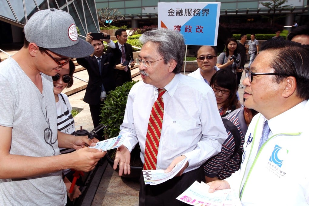 John Tsang insists the promotion drive will continue. Photo: Franke Tsang