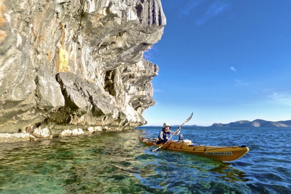 Kayaking in the waters around Busuanga Island, in Palawan, the Philippines. Photos: Cameron Dueck