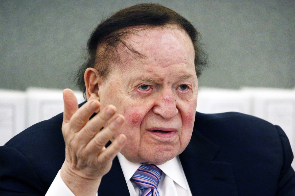 Las Vegas Sands Corp chairman and CEO Sheldon Adelson testifies in court on Tuesday  in Las Vegas. Photo: AP
